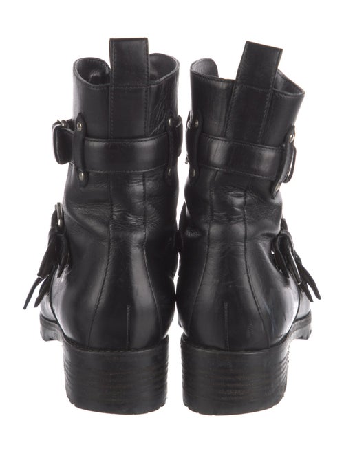Tabitha Simmons Leather Combat Boots