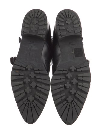 Tabitha Simmons Leather Combat Boots