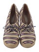 Tabitha Simmons Canvas Striped Pumps