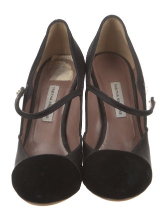 Tabitha Simmons Suede D'Orsay Pumps