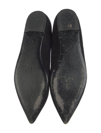 Tabitha Simmons Suede Crystal Embellishments Mary Jane Flats