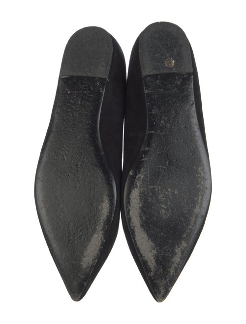 Tabitha Simmons Suede Crystal Embellishments Mary Jane Flats