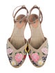 Tabitha Simmons Canvas Floral Print Espadrilles