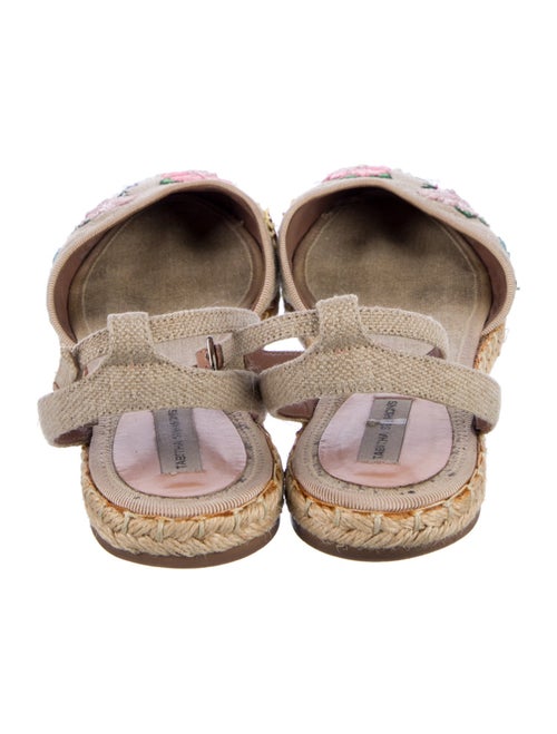 Tabitha Simmons Canvas Floral Print Espadrilles