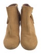 Tabitha Simmons Suede Fringe Trim Accent Boots