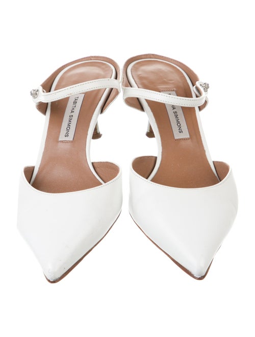 Tabitha Simmons Leather Mules