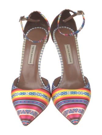 Tabitha Simmons Printed Slingback Pumps
