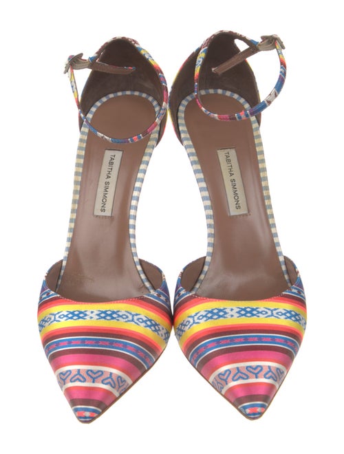 Tabitha Simmons Printed Slingback Pumps