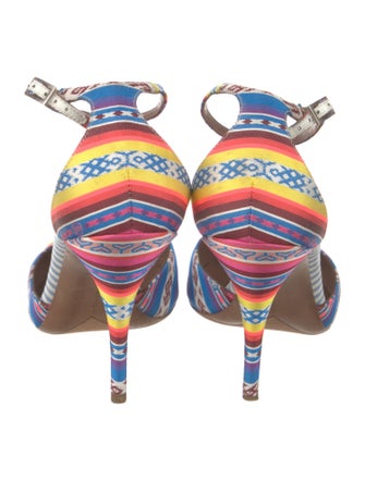 Tabitha Simmons Printed Slingback Pumps