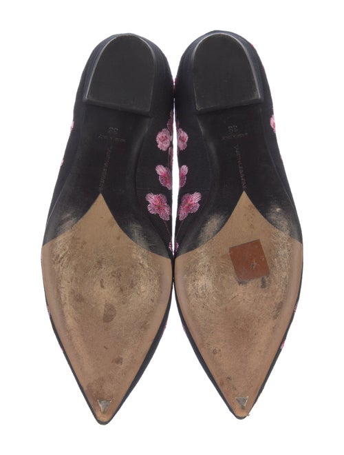 Tabitha Simmons Canvas Floral Print Ballet Flats