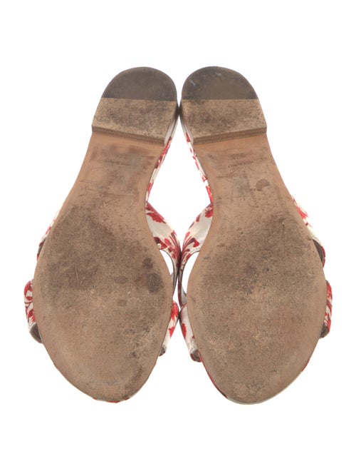 Tabitha Simmons Floral Print Slides