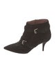 Tabitha Simmons Suede Moto Boots
