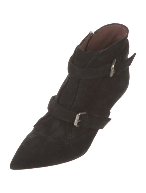 Tabitha Simmons Suede Moto Boots