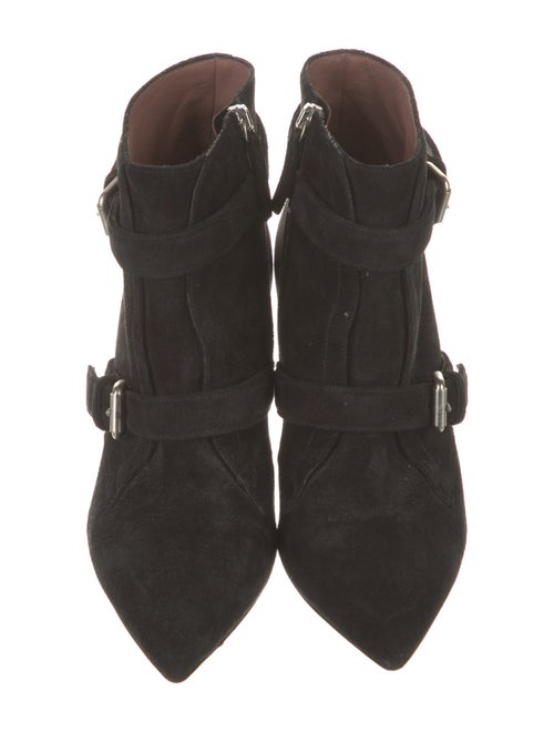 Tabitha Simmons Suede Moto Boots