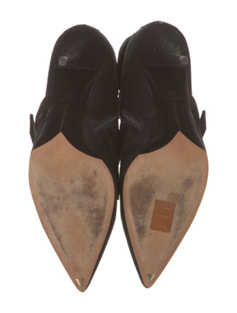 Tabitha Simmons Suede Moto Boots