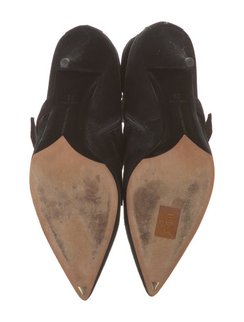 Tabitha Simmons Suede Moto Boots