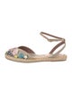Tabitha Simmons Canvas Floral Print Espadrilles