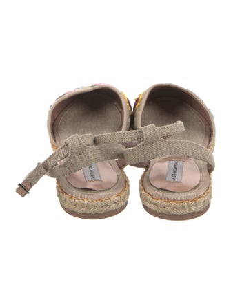 Tabitha Simmons Canvas Floral Print Espadrilles