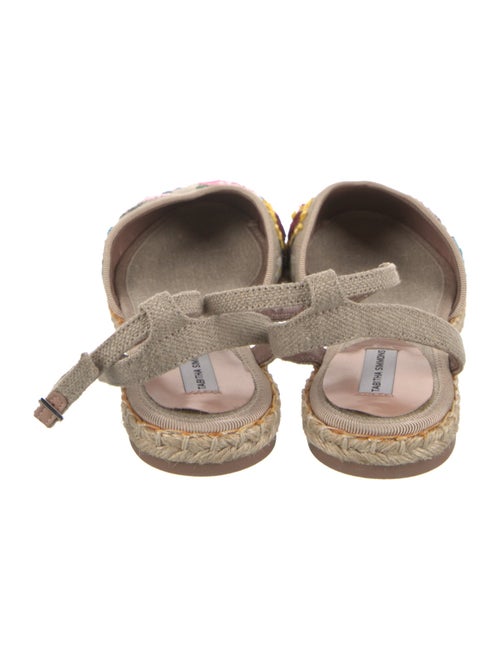 Tabitha Simmons Canvas Floral Print Espadrilles