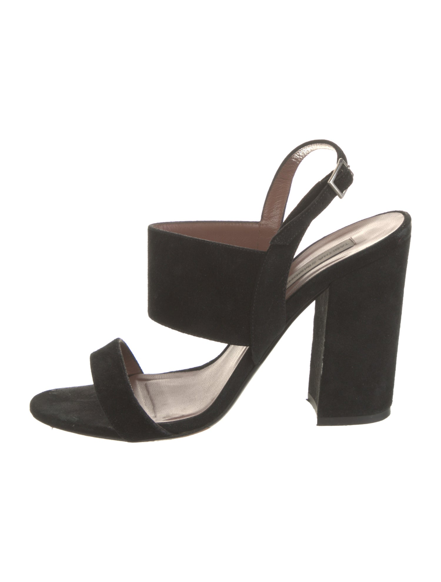 Tabitha Simmons Suede Slingback Sandals