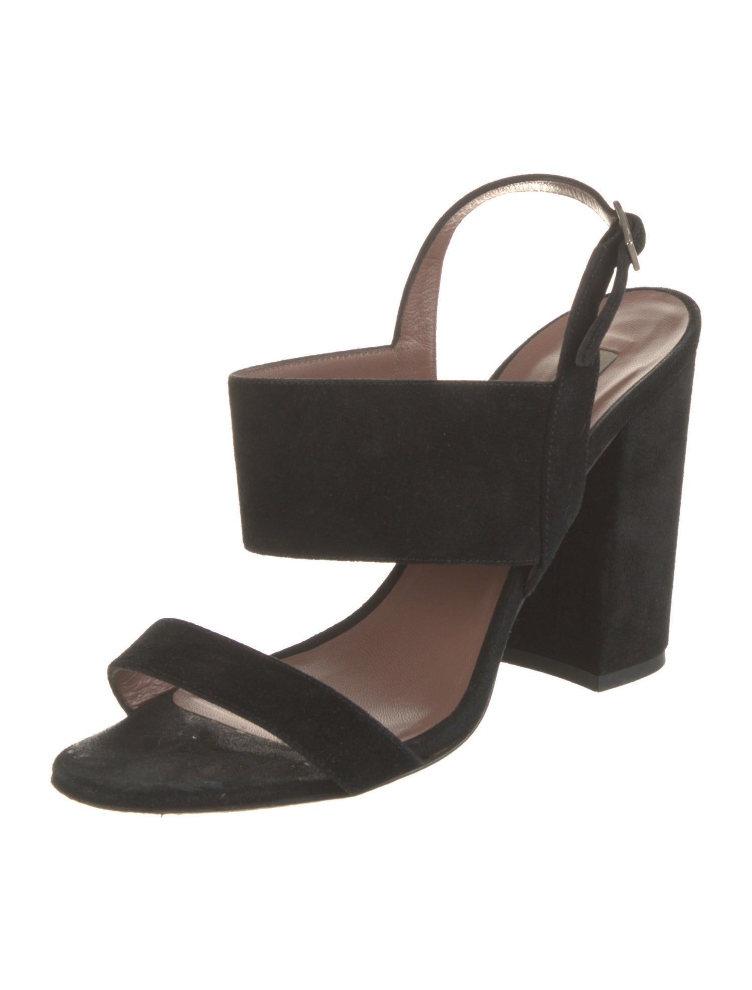 Tabitha Simmons Suede Slingback Sandals