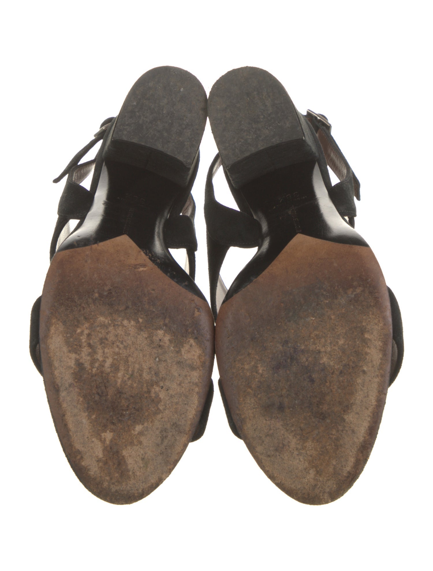 Tabitha Simmons Suede Slingback Sandals