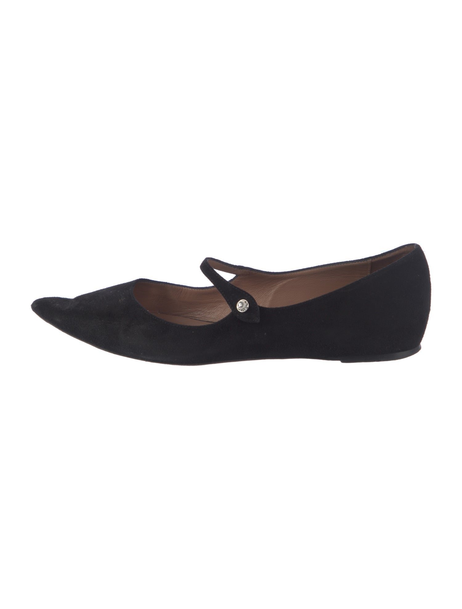 Tabitha Simmons Suede Mary Jane Flats
