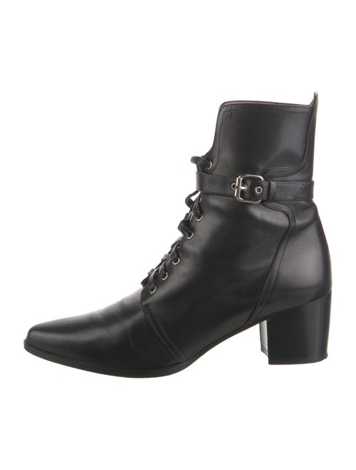 Tabitha Simmons Leather Combat Boots