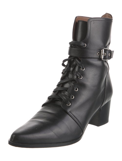 Tabitha Simmons Leather Combat Boots
