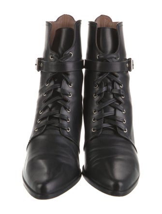 Tabitha Simmons Leather Combat Boots