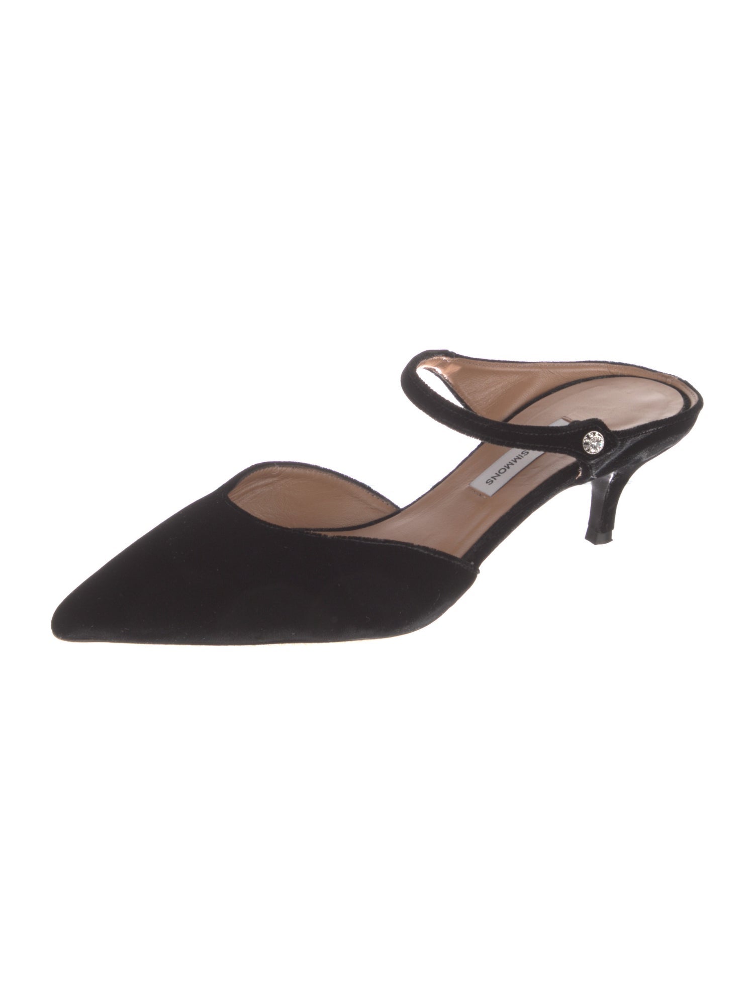 Tabitha Simmons Velvet Mules