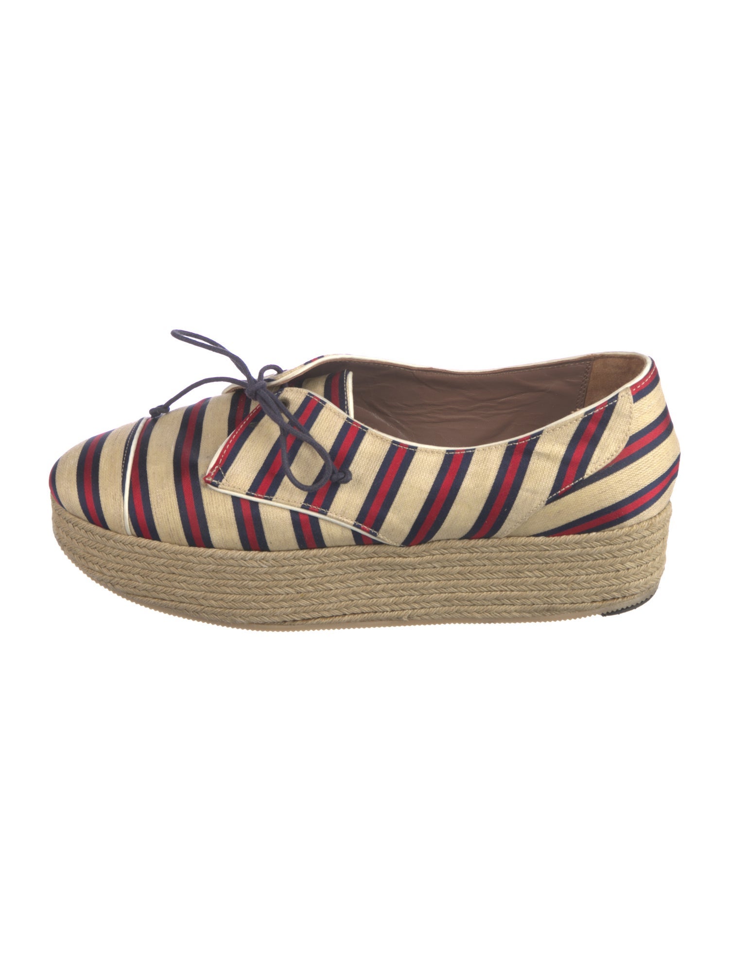 Tabitha Simmons Canvas Striped Espadrilles