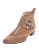 Tabitha Simmons Suede Lace-Up Boots