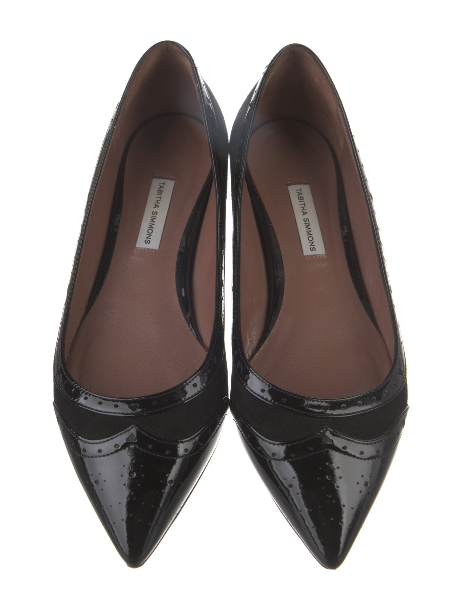 Tabitha Simmons Suede Ballet Flats