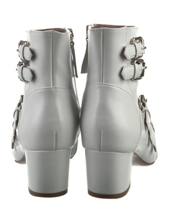 Tabitha Simmons Leather Lace-Up Boots