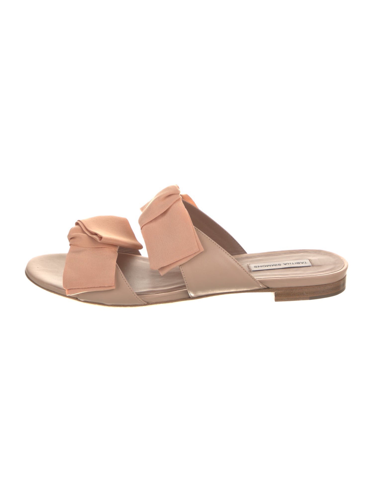 Tabitha Simmons Leather Slides