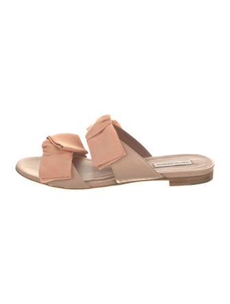 Tabitha Simmons Leather Slides