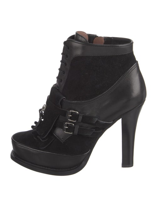 Tabitha Simmons Suede Lace-Up Boots