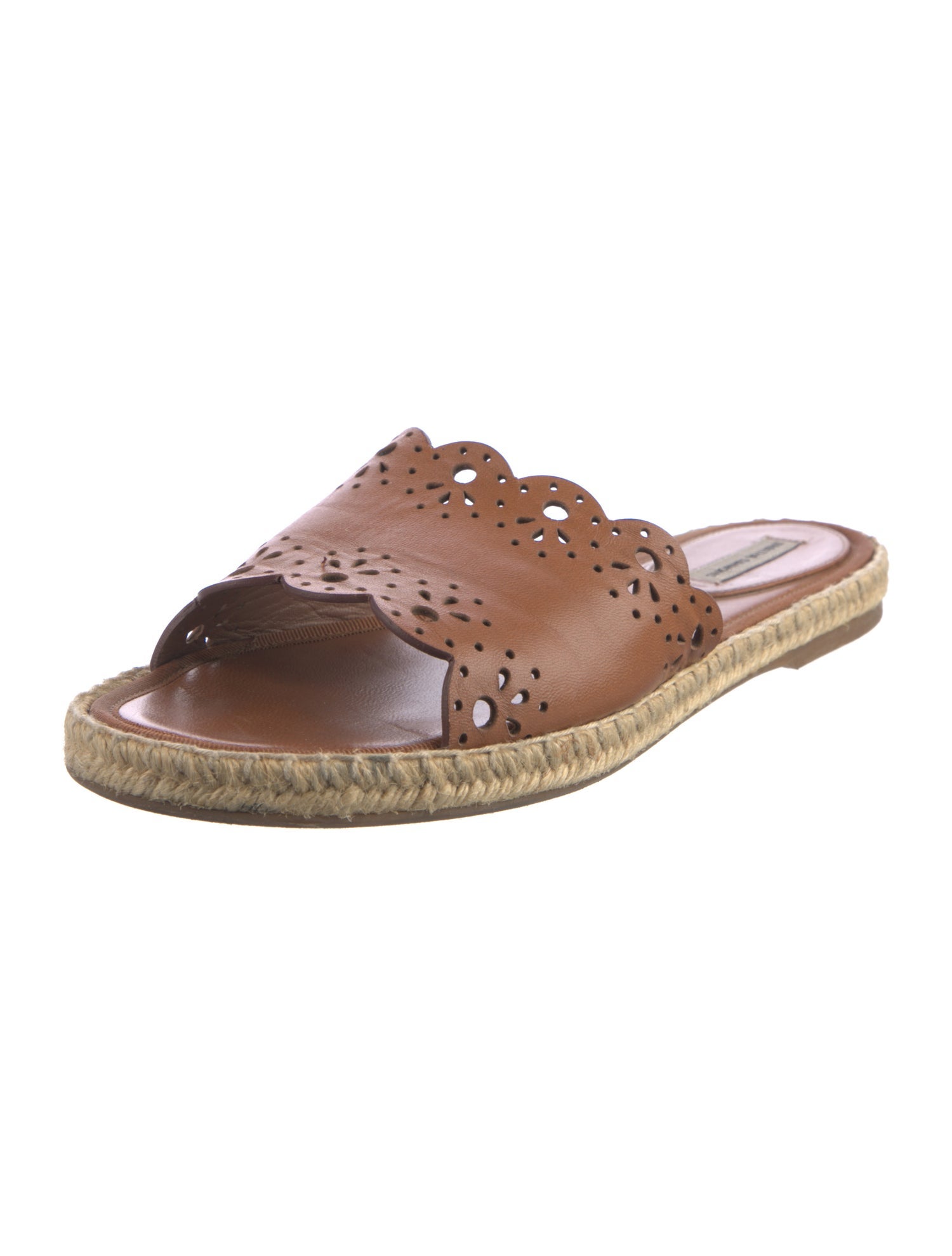 Tabitha Simmons Leather Espadrilles