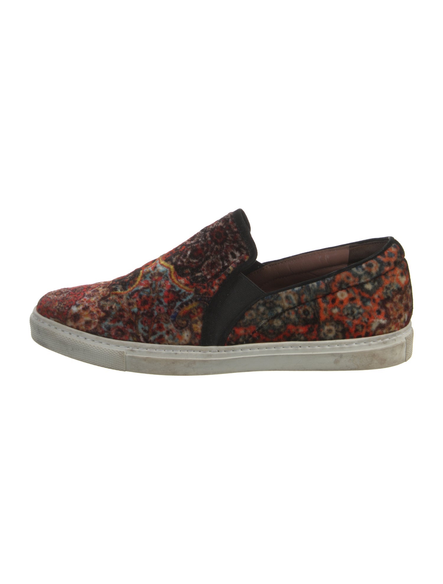 Tabitha Simmons Velvet Printed Sneakers
