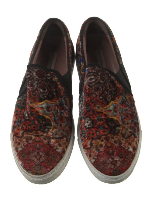 Tabitha Simmons Velvet Printed Sneakers