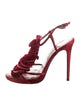 Tabitha Simmons Satin T-Strap Pumps