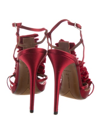 Tabitha Simmons Satin T-Strap Pumps