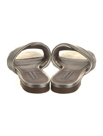 Tabitha Simmons Leather Slides