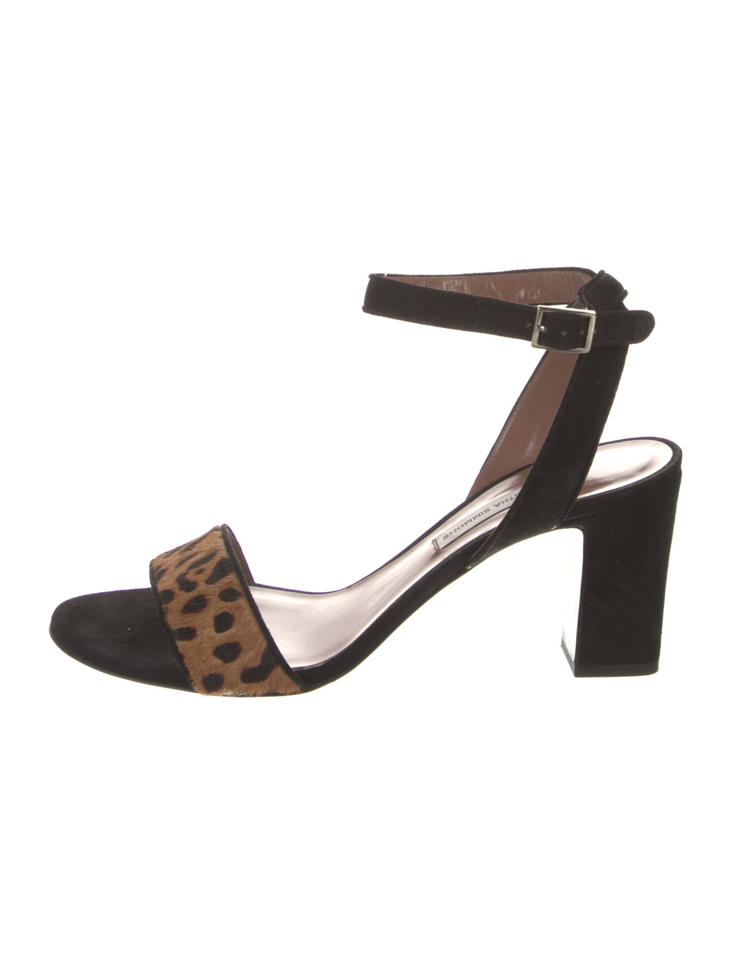 Tabitha Simmons Suede Leather Trim Embellishment Sandals