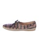 Tabitha Simmons Leather Printed Espadrille Sneakers