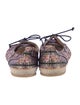 Tabitha Simmons Leather Printed Espadrille Sneakers