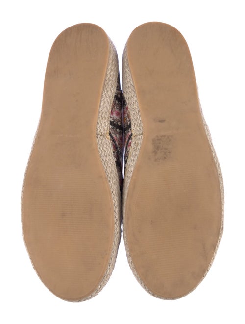 Tabitha Simmons Leather Printed Espadrille Sneakers