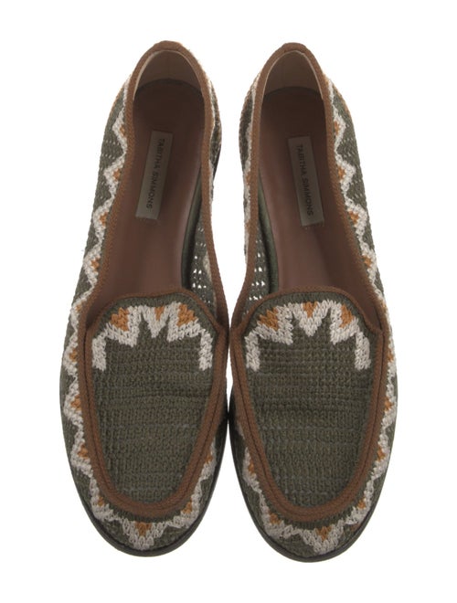 Tabitha Simmons Animal Print Loafers