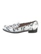 Tabitha Simmons Leather Printed Loafers